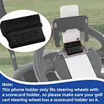 phone holder for golf cart steering wheel